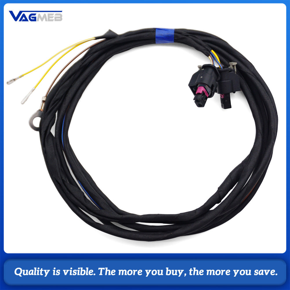 LED Light Up Badge Wiring Harness for Volkswagen Golf 8 R-Line, Plug and Play Logo Lamp Cable Kit