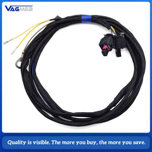 LED Light Up Badge Wiring Harness for Volkswagen Golf 8 R-Line, Plug and Play Logo Lamp Cable Kit