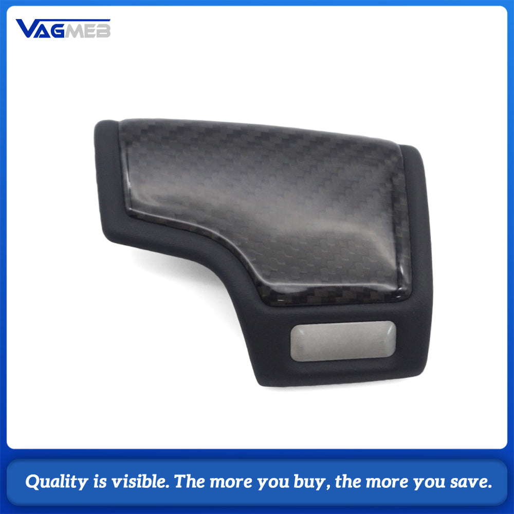 For Audi A6A7 Shift Handball Cover Carbon Fiber Leather Modified Handle