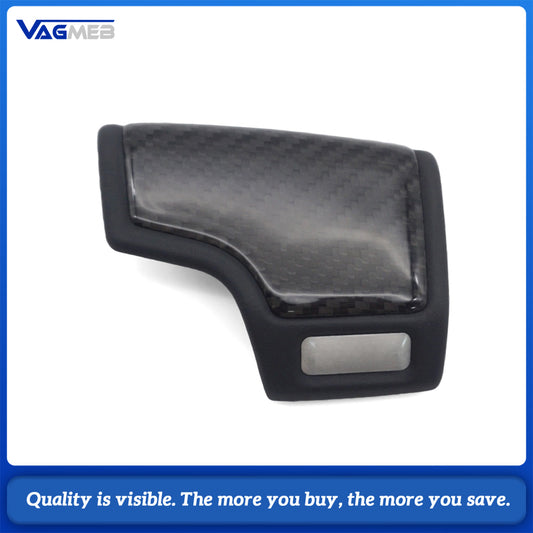 For Audi A6A7 Shift Handball Cover Carbon Fiber Leather Modified Handle