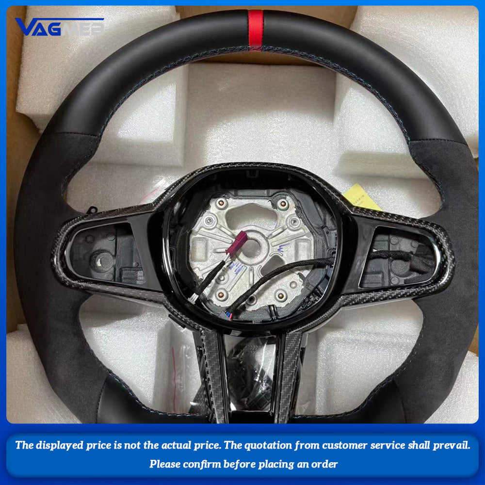 For BMW 5 6 7 8series Carbon Fiber Steering Wheel G30 G32 G11 G14 G05 G06 G07 F90 F95 F96 F97 Old Upgrade
