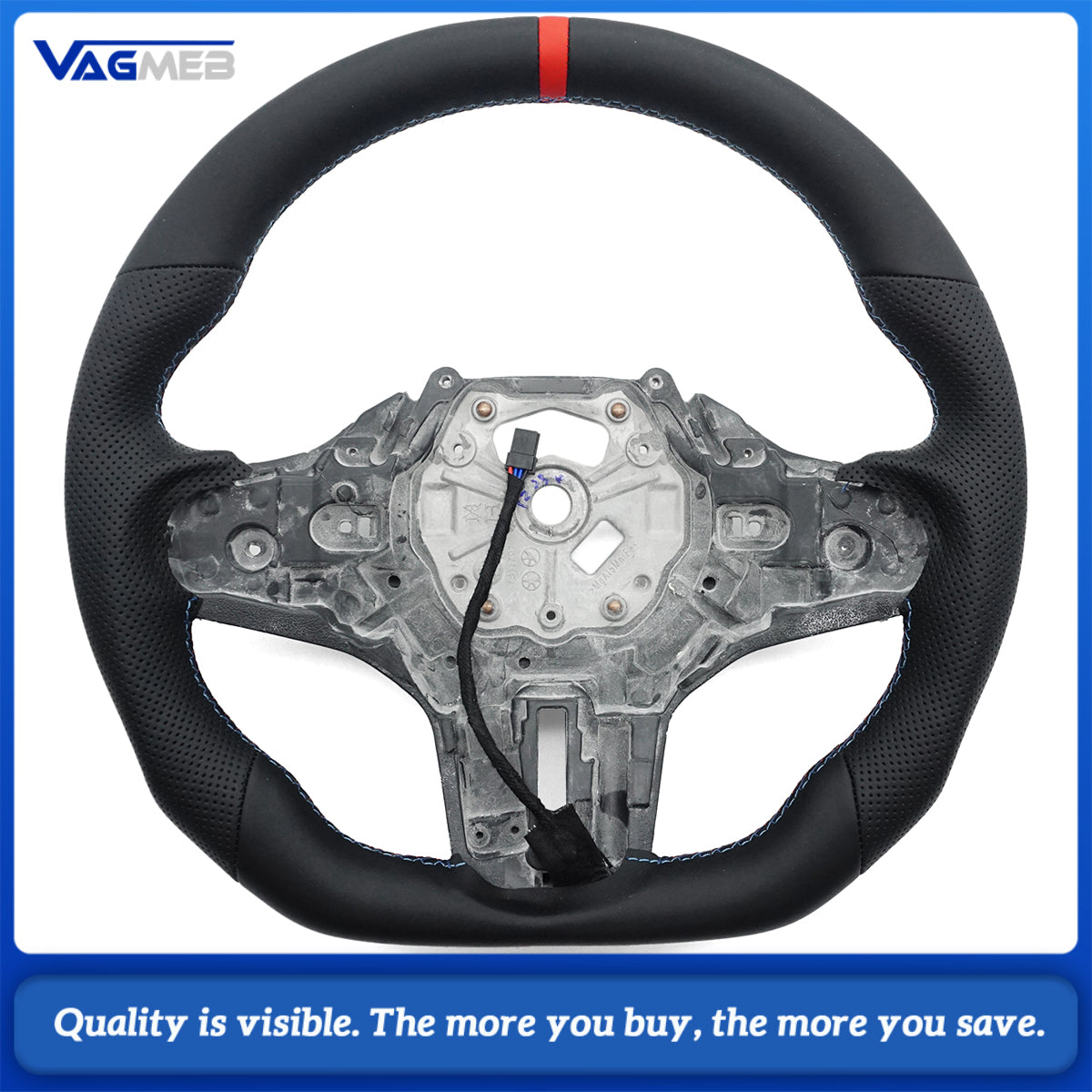 Leather Steering Wheel For BMW G30 G20 G31 G32 G11 G12 G14 G15 G16 G29 G01 G02 G05 G06 F90 F91 F92 Steerng Wheel Car Accessories With heating function