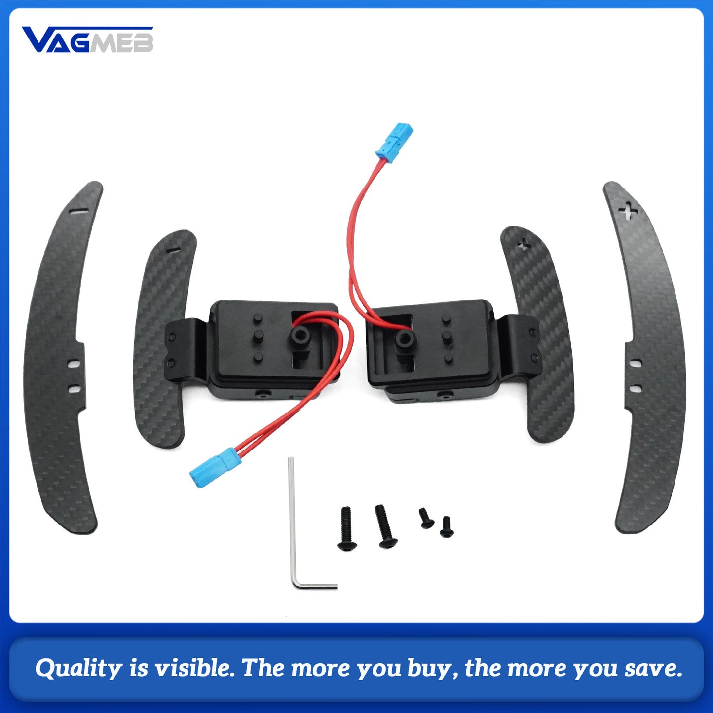 Real Carbon Fiber Magnetic Shift Paddle Kits For BMW F-Chassis 1 2 3 4 Series  Sedan Series