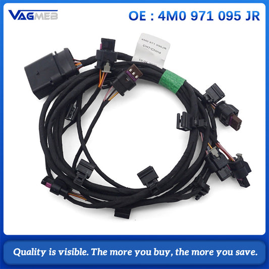 For Audi Q7 4M Low Trim Park Assist Loom 4 Radar Plug Harness No Adaptive Cruise