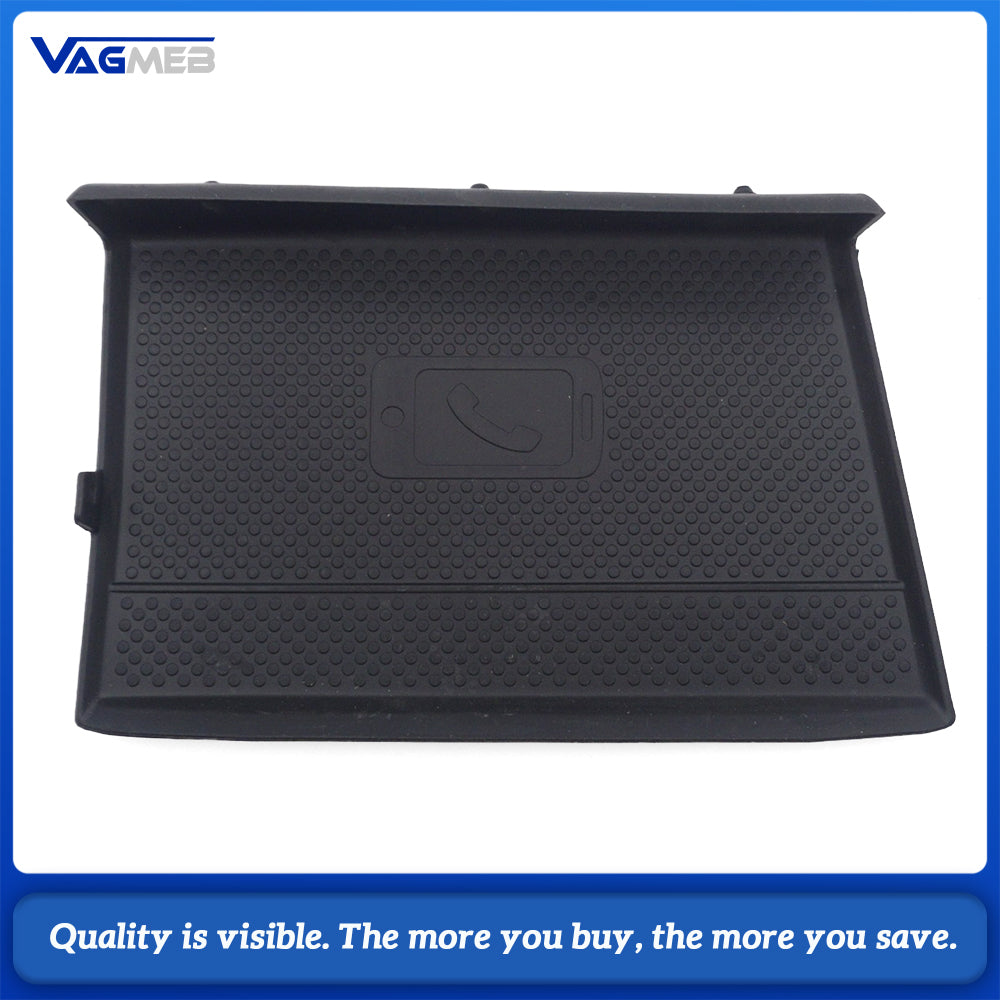 Wireless Charging Rubber Pad For VW Tiguan MK2 Dashboard Center Control Storage Box Wireless Charging Mat