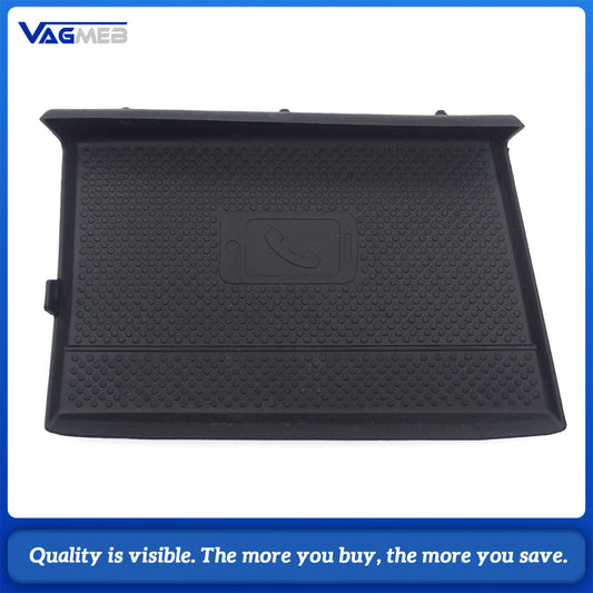 Wireless Charging Rubber Pad For VW Tiguan MK2 Dashboard Center Control Storage Box Wireless Charging Mat