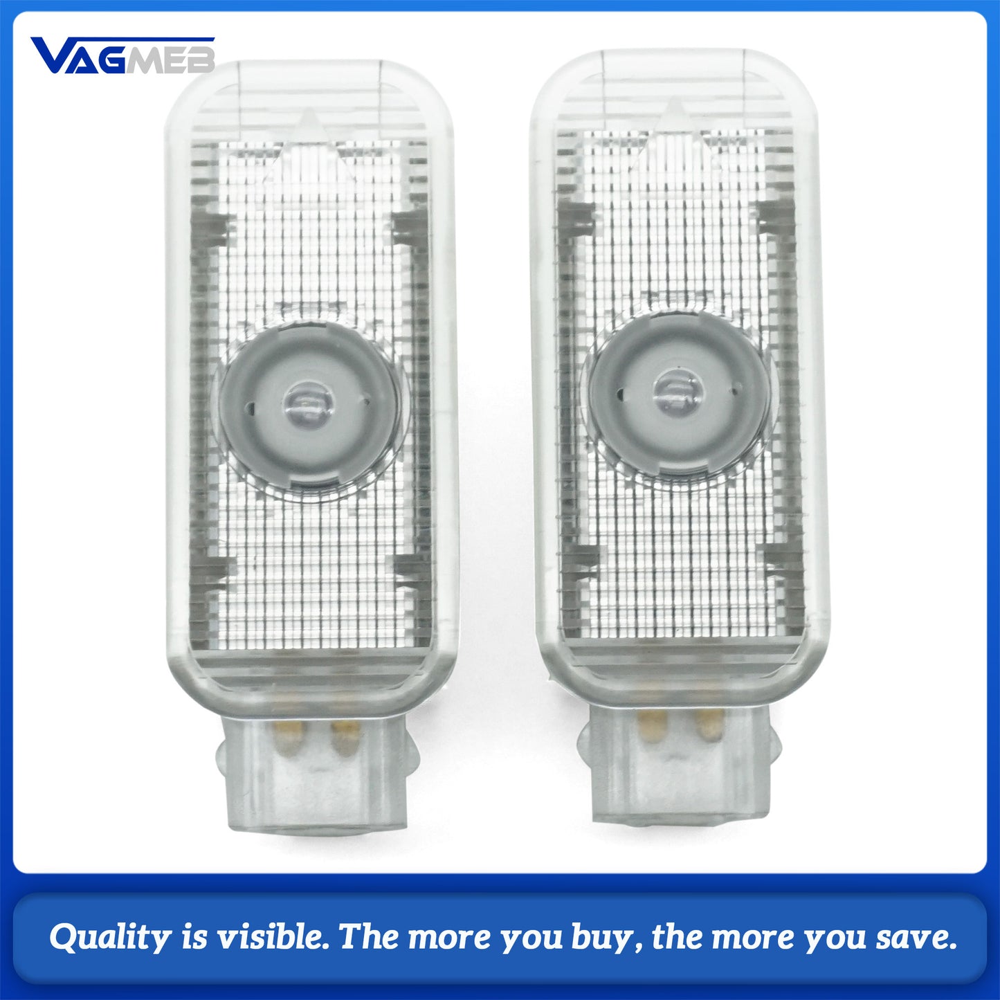 For Audi door icon HD A1 A3 A4L A5 A6L A7L A8 Q3 Q5 Q7 Q8 TT A8 R8 automotive parts LED projection Atmosphere Four-circuit red door light
