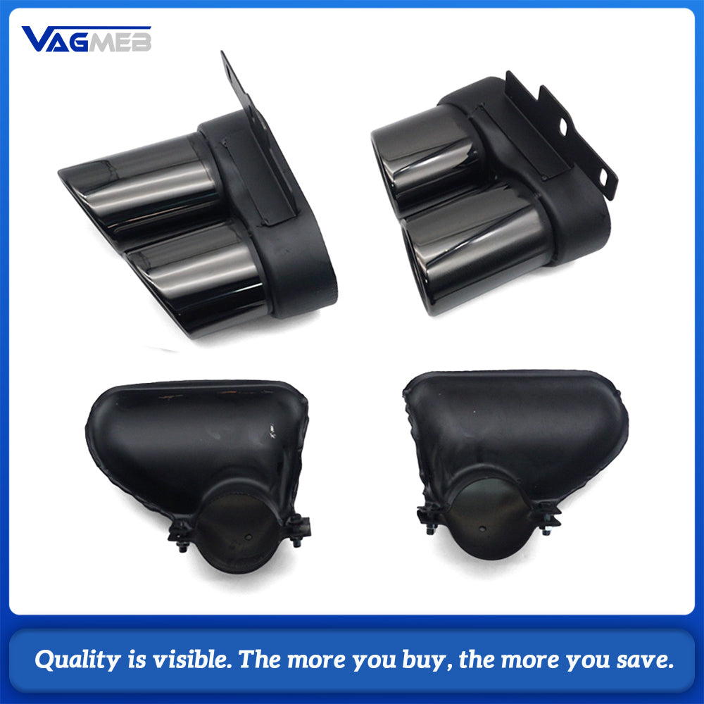 For Audi A6C8 model C8 exhaust pipe upgrade tailpipe stainless steel tip nozzle