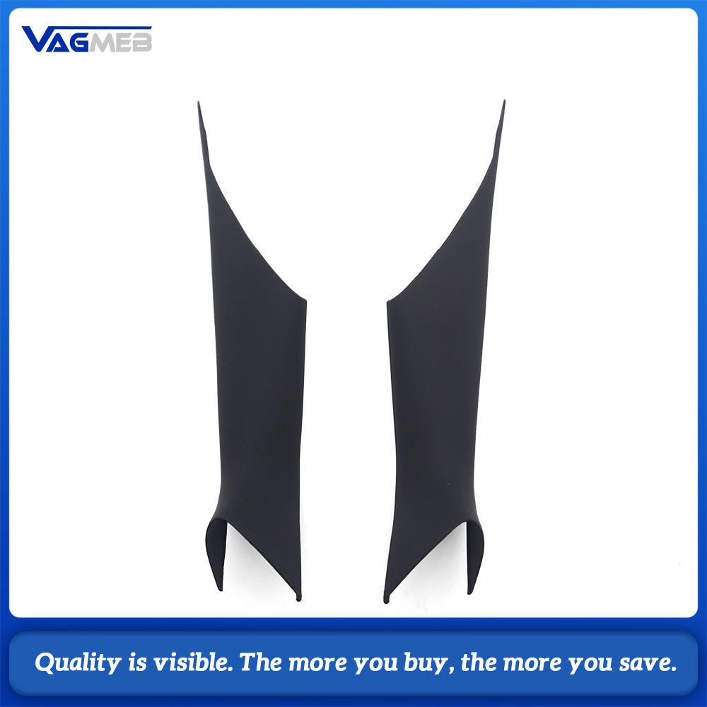 2Pcs Black Rear Interior Door Armrest Trim Panel Pair Fit BMW 5 Series G30 G38 Inner Rear Door Grab Handle Cover