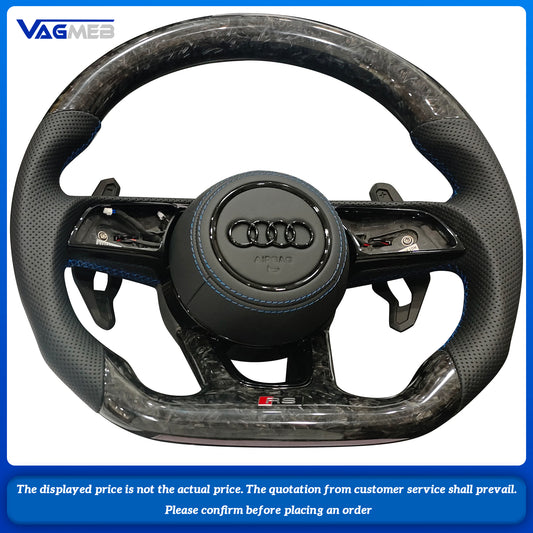 For Audi RS logo A4B9 Steering wheel With heating function