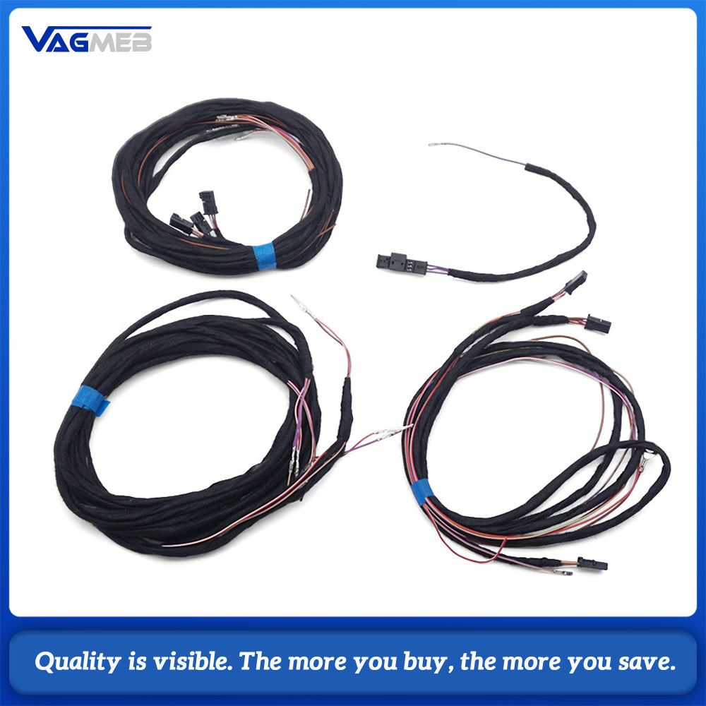 For Skoda Superb MK3 3V 2019 MQB 7‑Light Multi‑Color Ambient Light Wiring Harness, Car Interior Atmosphere Lamp Cable Harness Upgrade Accessory