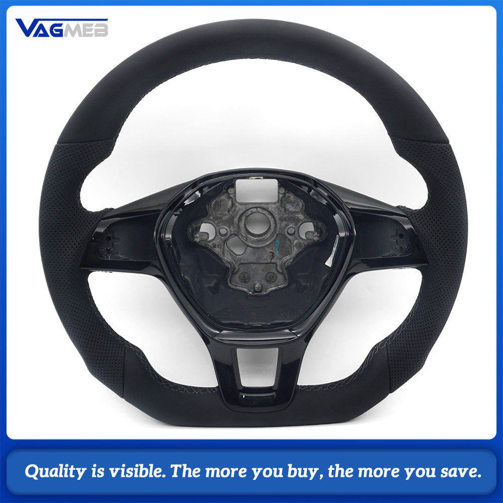 Semi Perforated Sports Steering Wheel,For VW GOLF 7 MK7 Transporter T6