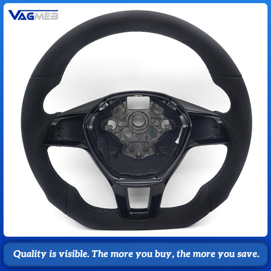 Semi Perforated Sports Steering Wheel,For VW GOLF 7 MK7 Transporter T6