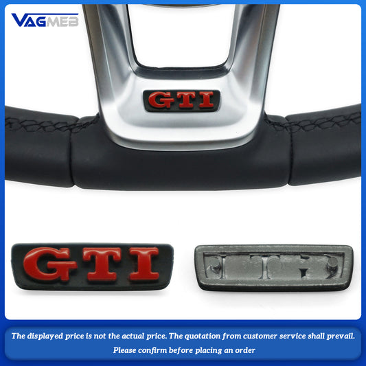 Steering wheel button frame mark GTI LOGO For VW Golf MK7 7.5 GTI GTD GTE R 2013-2020 Polo GTI DSG