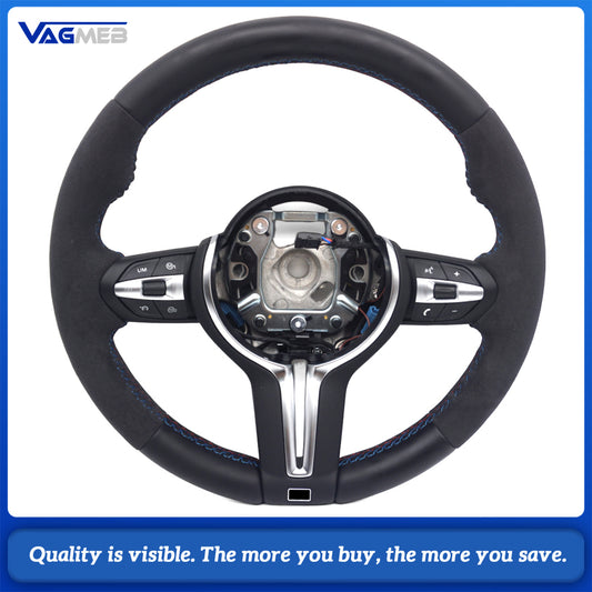 M Sport Steering Wheel for BMW Flat Bottom F01 F06 F10 F11 F12 F20 F21 F22 F25 F26 F30 F31 F32 F33 F34 F36 M3 F80 M4 F82 M5 F90