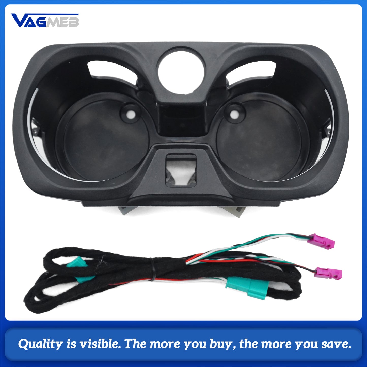 For BMW 2/3/4 Series G20-G82 & M2-M4 Cup Holder LED Lights - Ambient Interior Decor with Premium Illumination