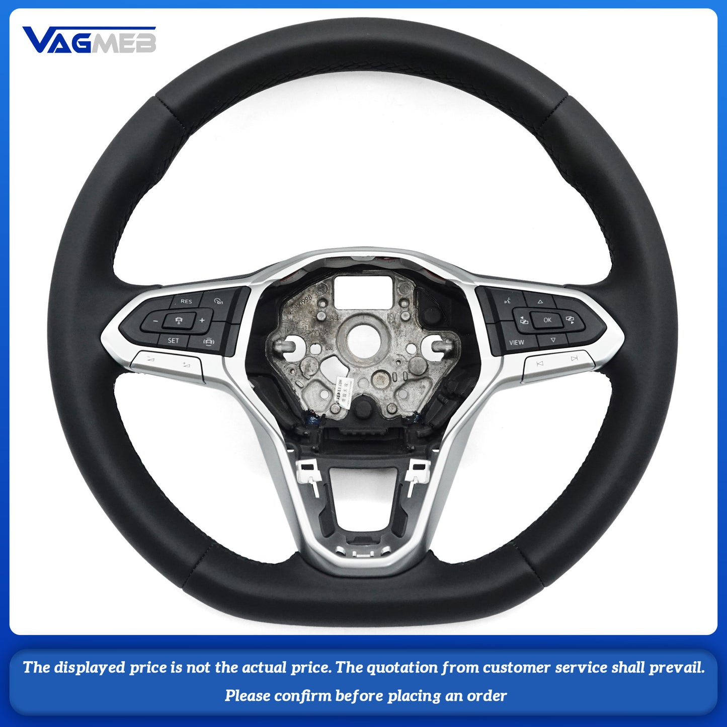 Multivan Multifunction Steering Wheel Leather Steering Wheel Multifunction Perforated FOR VW T6.1