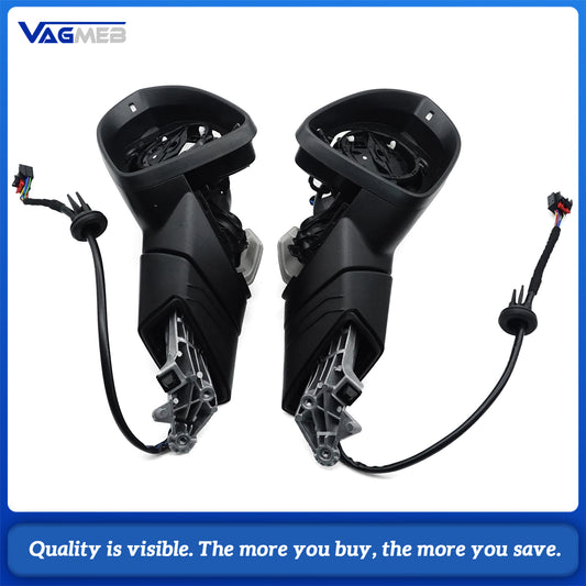 Electric Folding Mirror Upgrade Kit For VW Golf MK8 (With GTI floor lighting that has memory function)