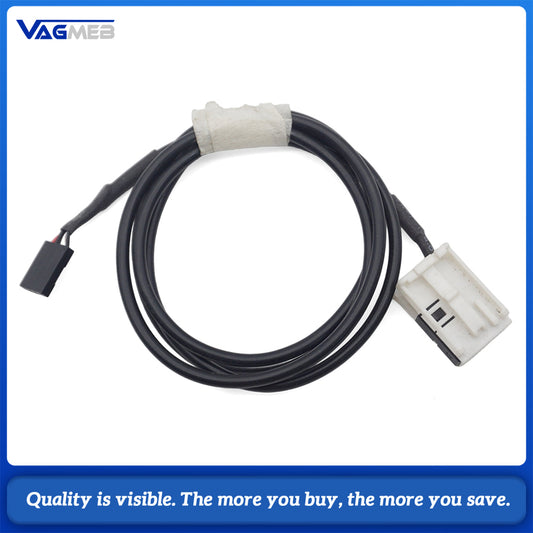 1M AUX Audio Wire Harness 3.5mm Male‑Male Stereo Aux Cable Car Radio Auxiliary Input Extension Cord