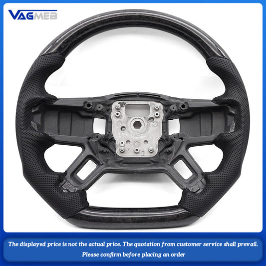 Racing Car Auto Parts Carbon Fiber Steering Wheel For LandRover Defender Full