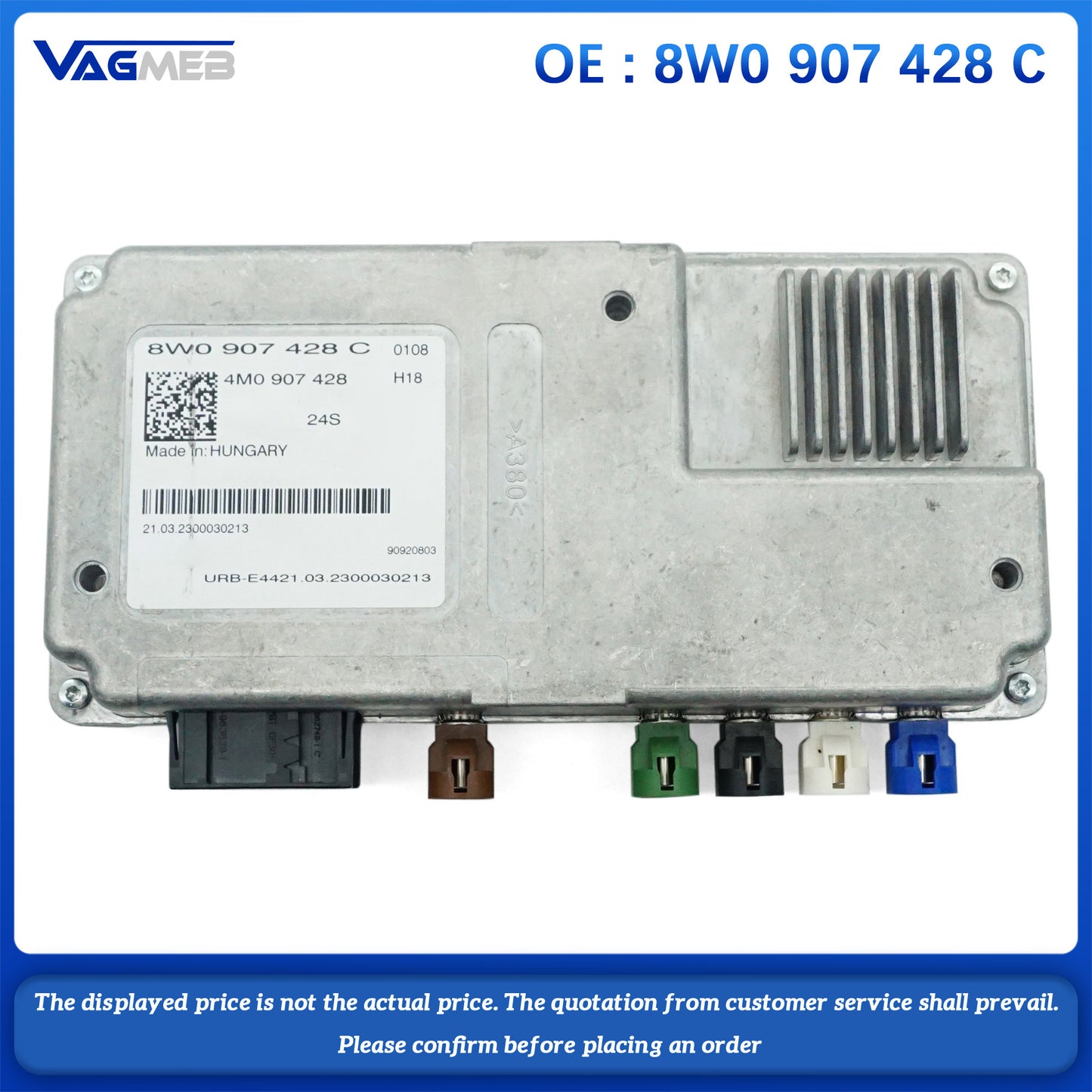 Control Unit For Audi A4 360 Environment area Rear Viewer Camera 8W0 907 428 C