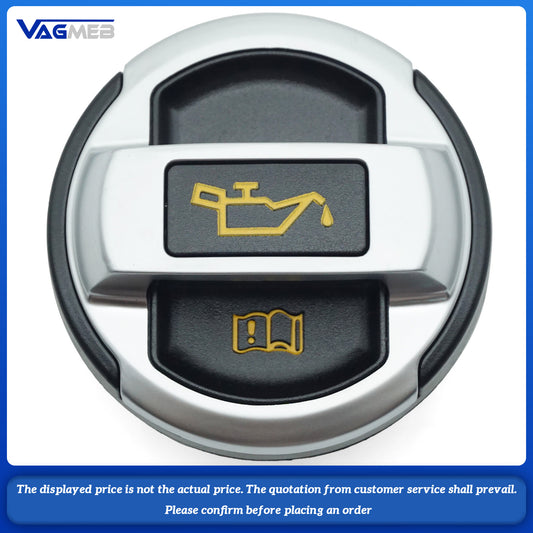 For Audi A1 A2 A3 A4 A5 A6 A8 R8 Q7 TT Seat Alhambra Altea Arosa Chrome-plated oil cap