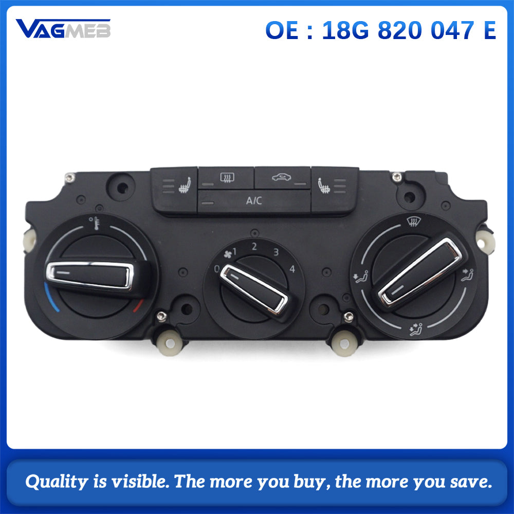 For VW Bora 2011-2018 18G 820 047E Mechanical AC Switch Three Knob Air Condition Controller