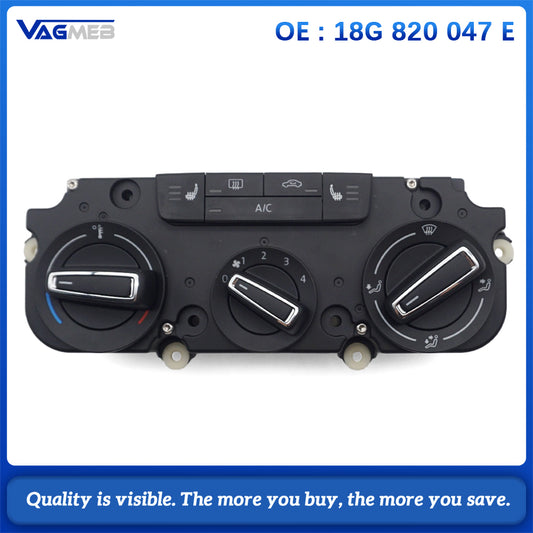 For VW Bora 2011-2018 18G 820 047E Mechanical AC Switch Three Knob Air Condition Controller