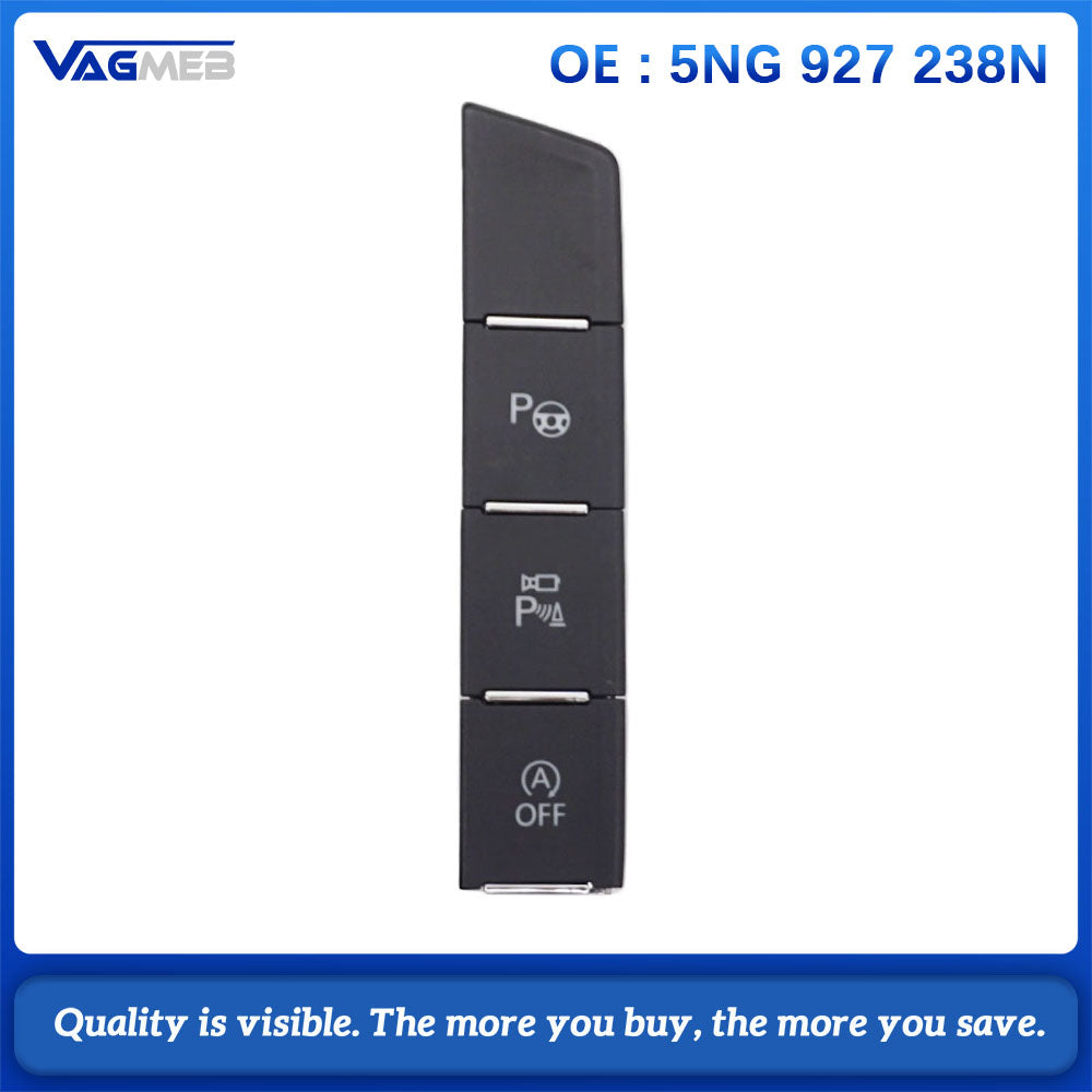 OE 5NG927238N TPMS SET Tire Pressure Reset Button Compatible With VW Tiguan L Genuine Replacement Switch