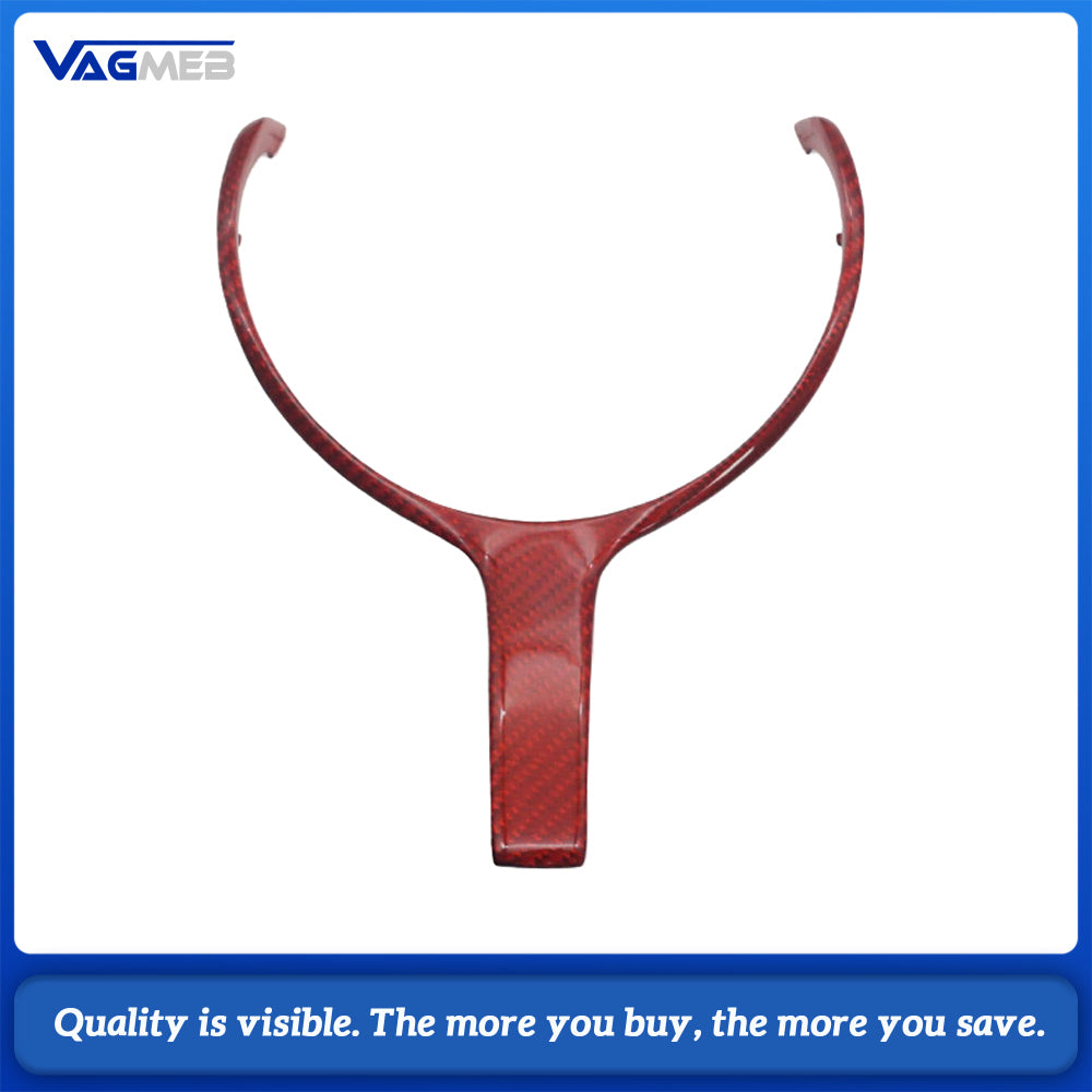 For BMW F Series Steering Wheel Carbon Fiber Trim Cover For BMW F30 F32 F22 F48 F20 F15 F12 F10 X5M Car Replacement Decoration