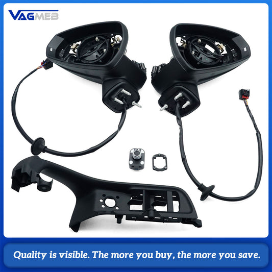 For Audi A3 8V 2018 electric folding rearview mirror