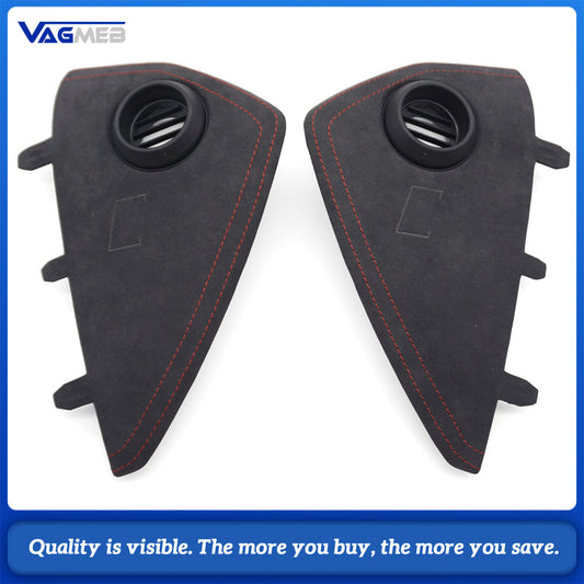 For Audi S3 8Y Alcantara Red Stitching Dashboard Cover S3 Logo