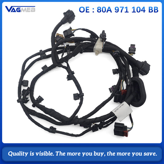 For Audi Q5L 80A971104BB Original Genuine Rear Bumper Wire Harness New Factory Replacement Car Electrical System 80A 971 104 BB