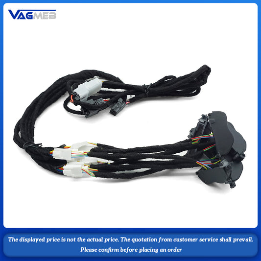 A48M-Professional For 4KD862533 Front Cup Holder Assembly Water Cup Holder Multi-Color Ambient Light Wiring Harness for Audi A6