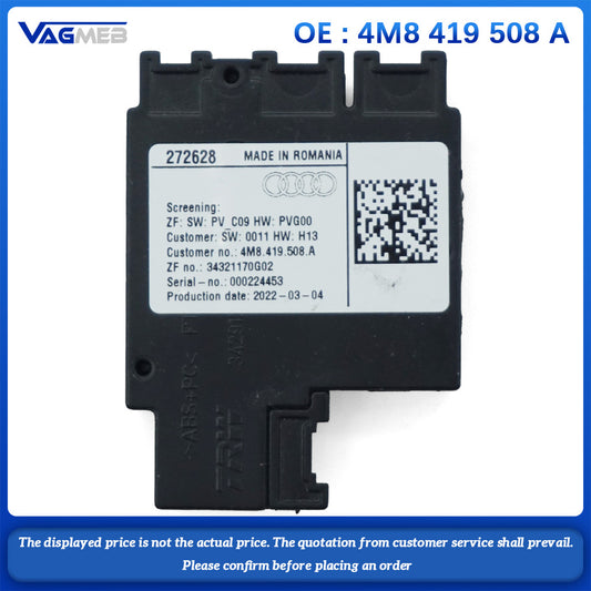 For Audi Q8KLR MQB EVO permanent travel assist lane assist off-hand module 4M8 419 508 A