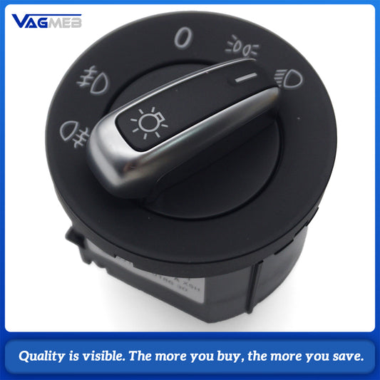 Car Headlight Fog Lamp Control Switch Knob OEM 5ND941431A For VW Golf Tiguan Replacement Part