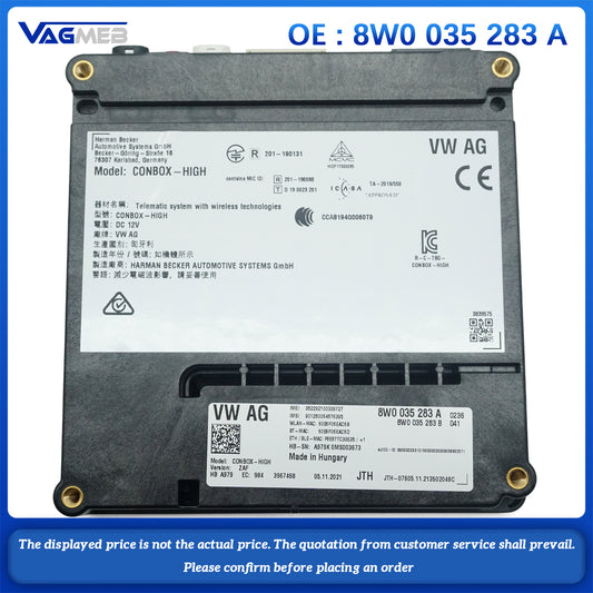 For Audi Q5 Q7 Q8 A6 A7Communication Module Computer Emergency Call Module Unit Control Unit 8W0 035 283 A
