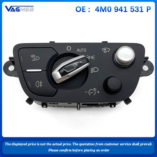 Headlight switch fog button multi-switch for side lights and driving lights for audi A4 B9 S4 Q7 2016-2017 4M0 941 531P