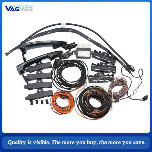For BMW F31 Comfort Access Kit, 4PCS Door Handles + CAS Module + Wiring + Antenna, For 3 Series Touring 2012-2015