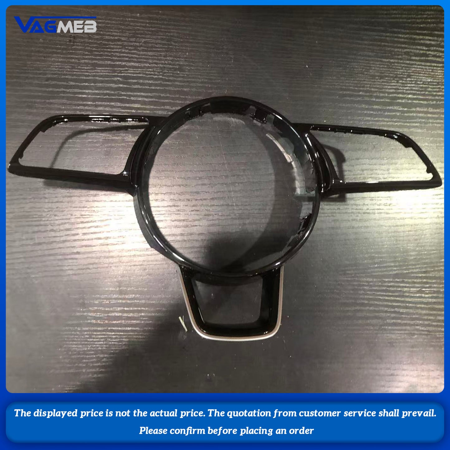 For Audi steering wheel accessories fit Audi A3 8V Steering wheel button frame