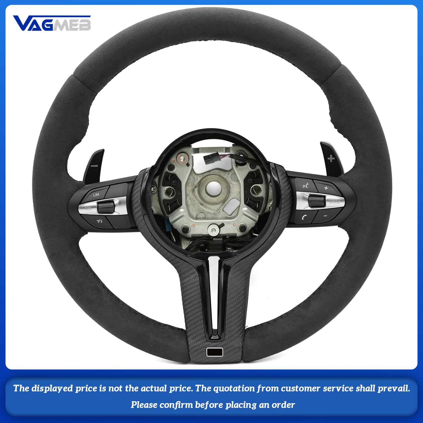 M Sport Steering Wheel For BMW M5 F10 F11 F06 F07 F12 F13 F01 E70 E87 E81 E90 E91 E92 M3 F30 F15 F16 F20 F21 F25 F26