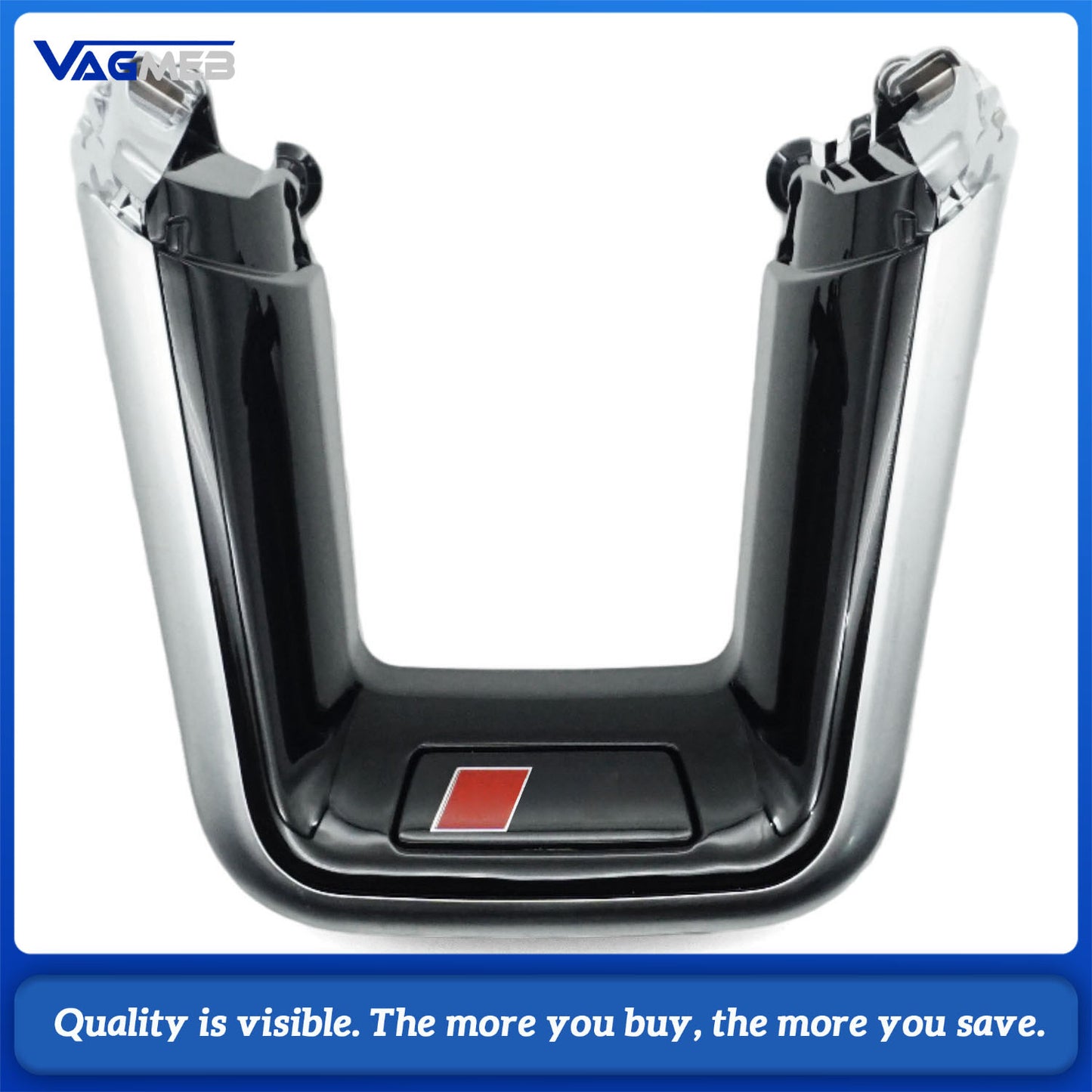 For Audi A6 C8 A7 A8 RS7 RS8 New Steering Wheel S/RS Logo Assembly ADA6C8A7A8RS6RS7SB