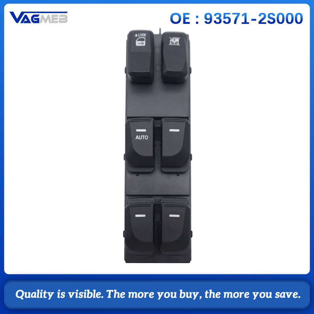 Car Electric Power Window Lifter Switch Glass Control Button Replacement Part 93571-2S000 For Hyundai Tucson
