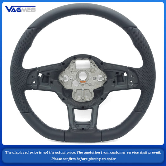 For VW Golf Rline Leather white line steering wheel