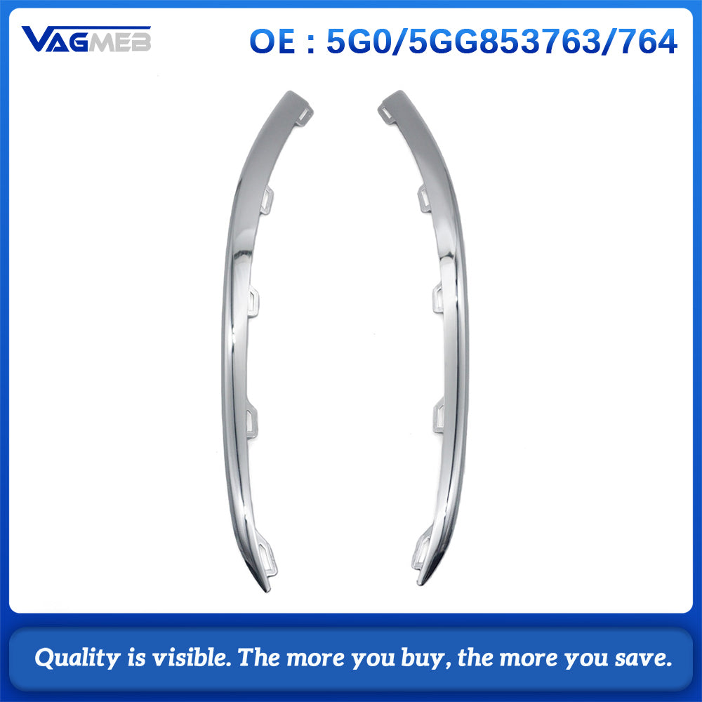 Left & Right Front Bumper Air Vent Trim Bezel For VW Golf MK7 5G0/5GG853763/764