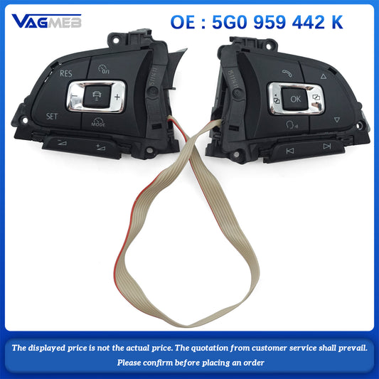 Car multifunctional steering wheel button For vw Golf 7 MK7 VII  5G0 959 442 K