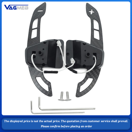For VW Polo Carbon Fiber Magnetic Steering Wheel Paddle Shifters
