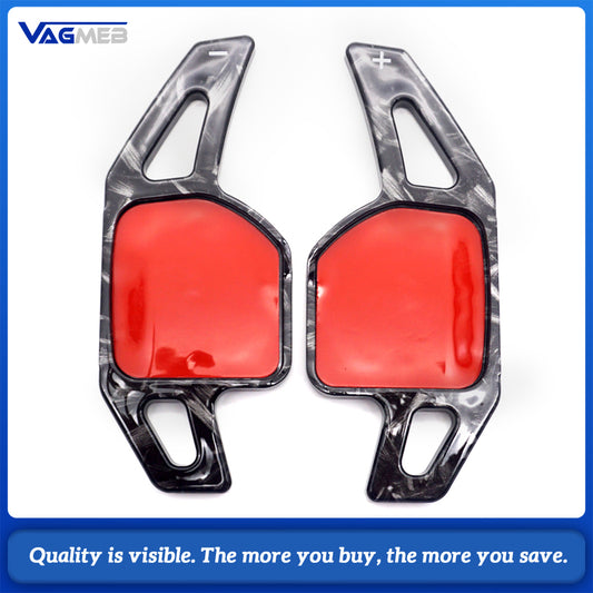 2Pcs Car Steering Wheel Paddle ABS Gear Shift Paddles Accessories For Audi A3 A4L A5 A6L A7 A8 S3 S5 SQ5 RS3 R8 Q3 Q5 Q7 S6 S7