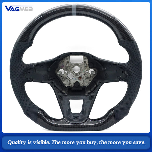 For VW Multivan T6.1 Carbon Fiber Steering Wheel High Quality Leather Sport Wheel Customized