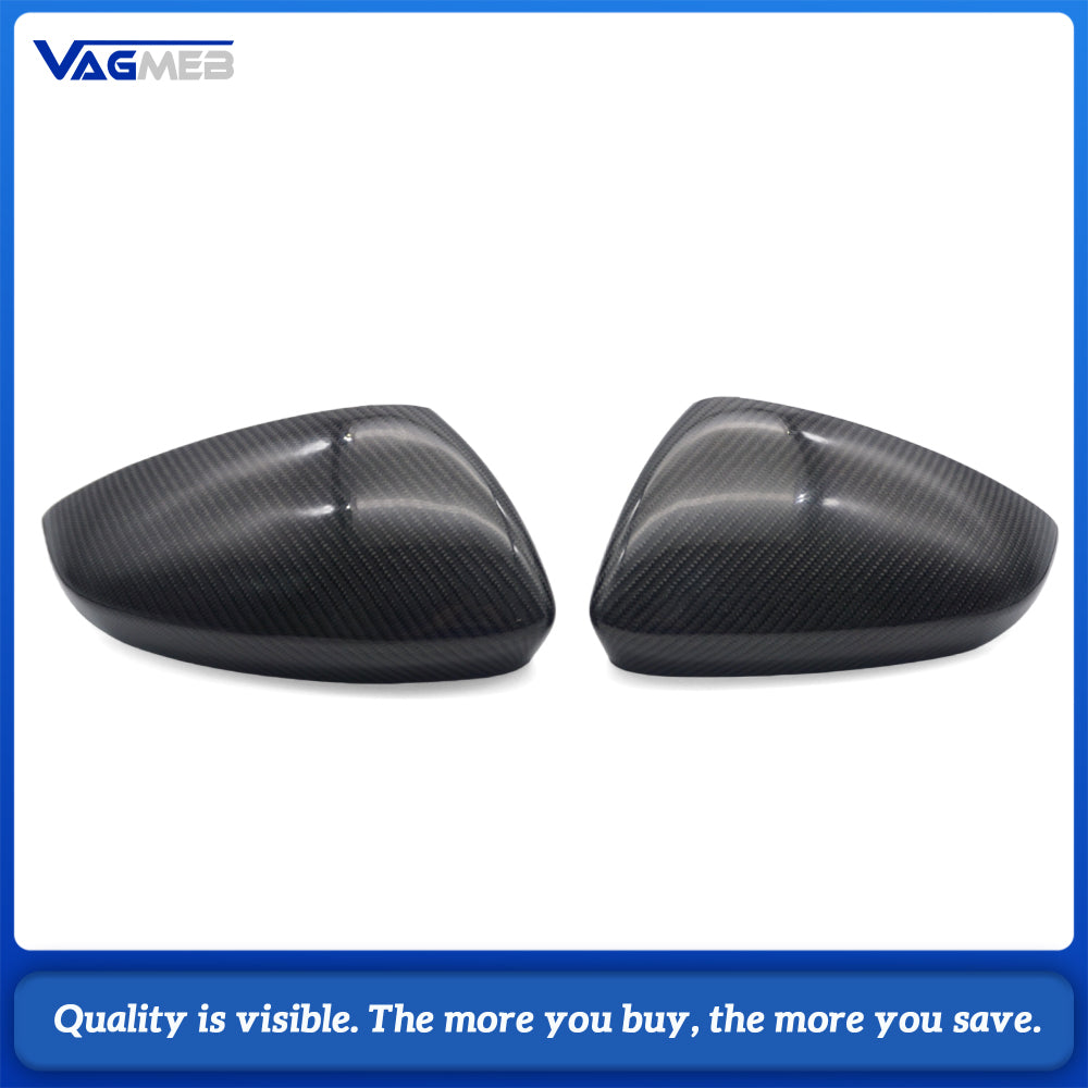 For Audi A3 8Y Lane Change Carbon Fiber Mirror Housing